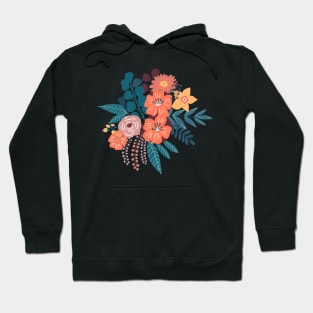 Boho Flower Bunch Hoodie